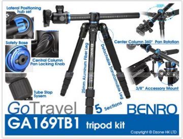 Benro GA169TB1 Magnesium Aluminyum SYSTEM GO