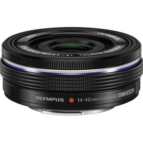 Olympus OM System 14-42mm Elektronik Zoom Pancake Siyah Objektif
