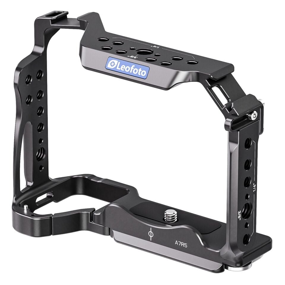 Leofoto Sony A7R IV, A7S III, A7R V ve A7 IV Camera CAGE-Black