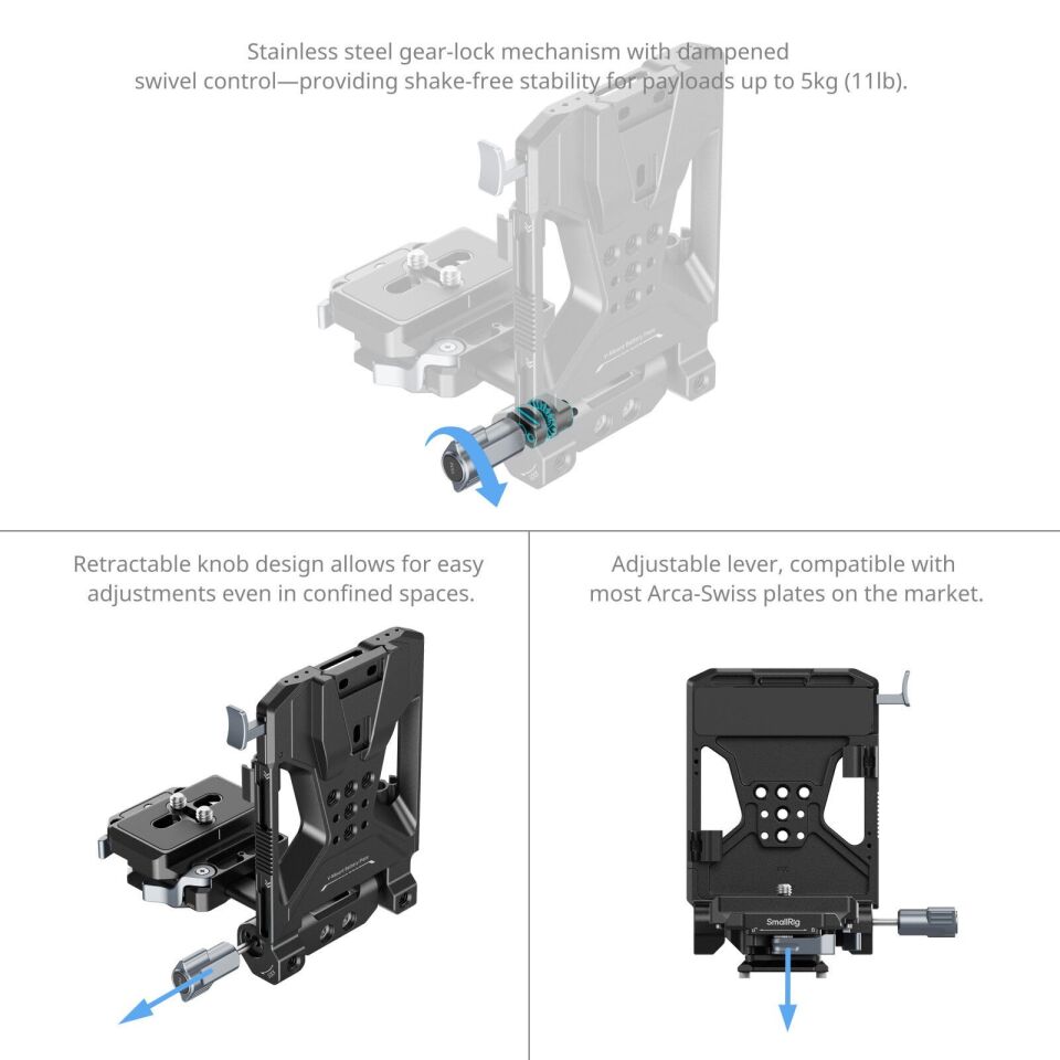 SmallRig 5315 V-Mount Akü Montaj Plakası Kiti (Pro)