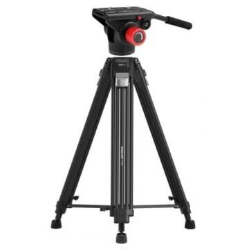 Kingjoy VT-2100L Video Tripod + VT-3520 Video Başlığı - Çantalı Kit