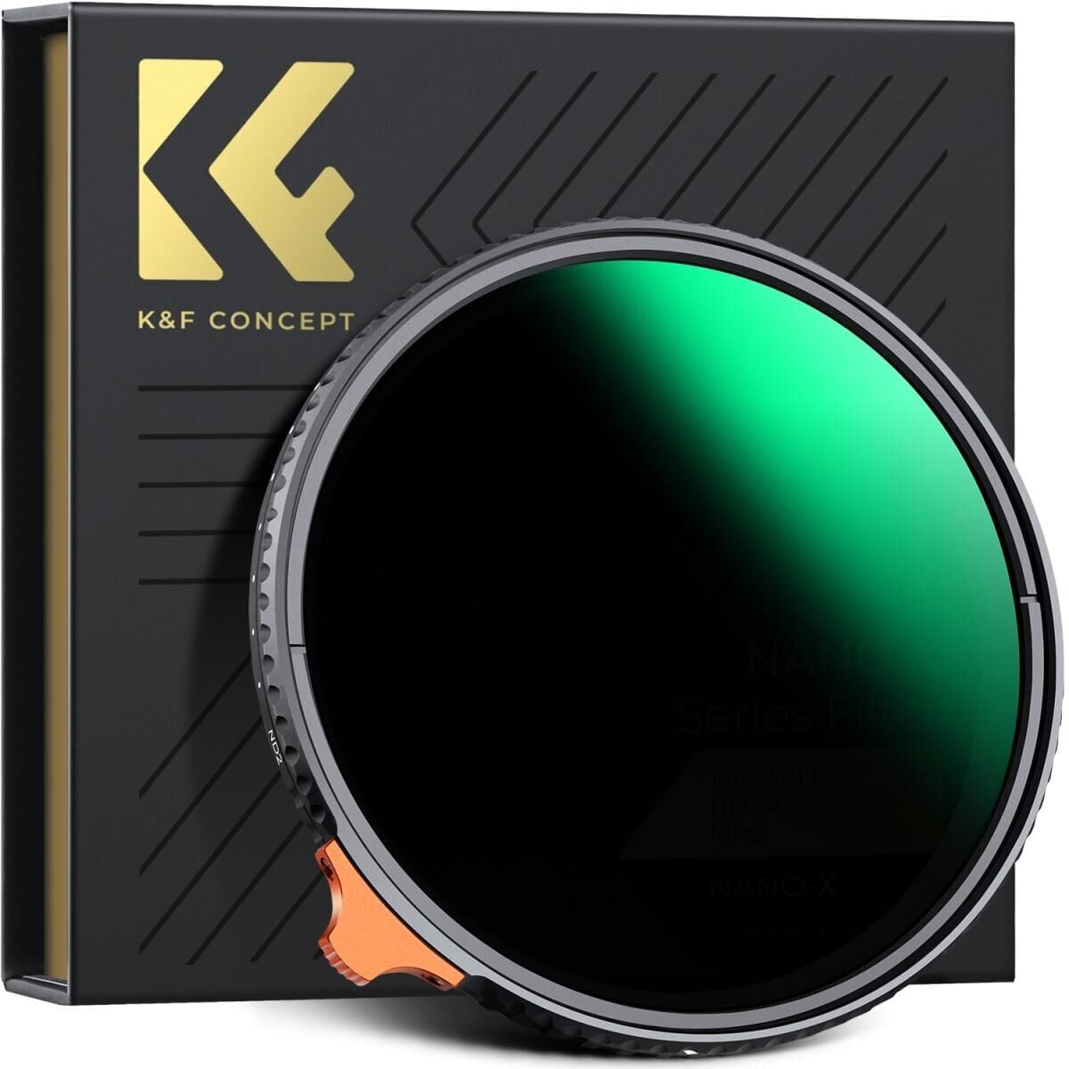 K&F Concept 95mm Nano-X Variable ND2-400 Filtre (9 Stop)
