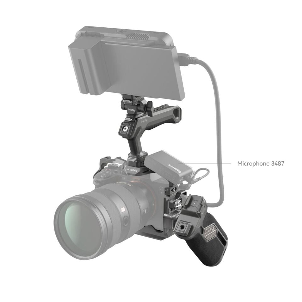 SmallRig 4539 HawkLock Hızlı Çıkarma Gelişmiş Kafes Kiti Sony Alpha 7R V / Alpha 7 IV / Alpha 7S III  için