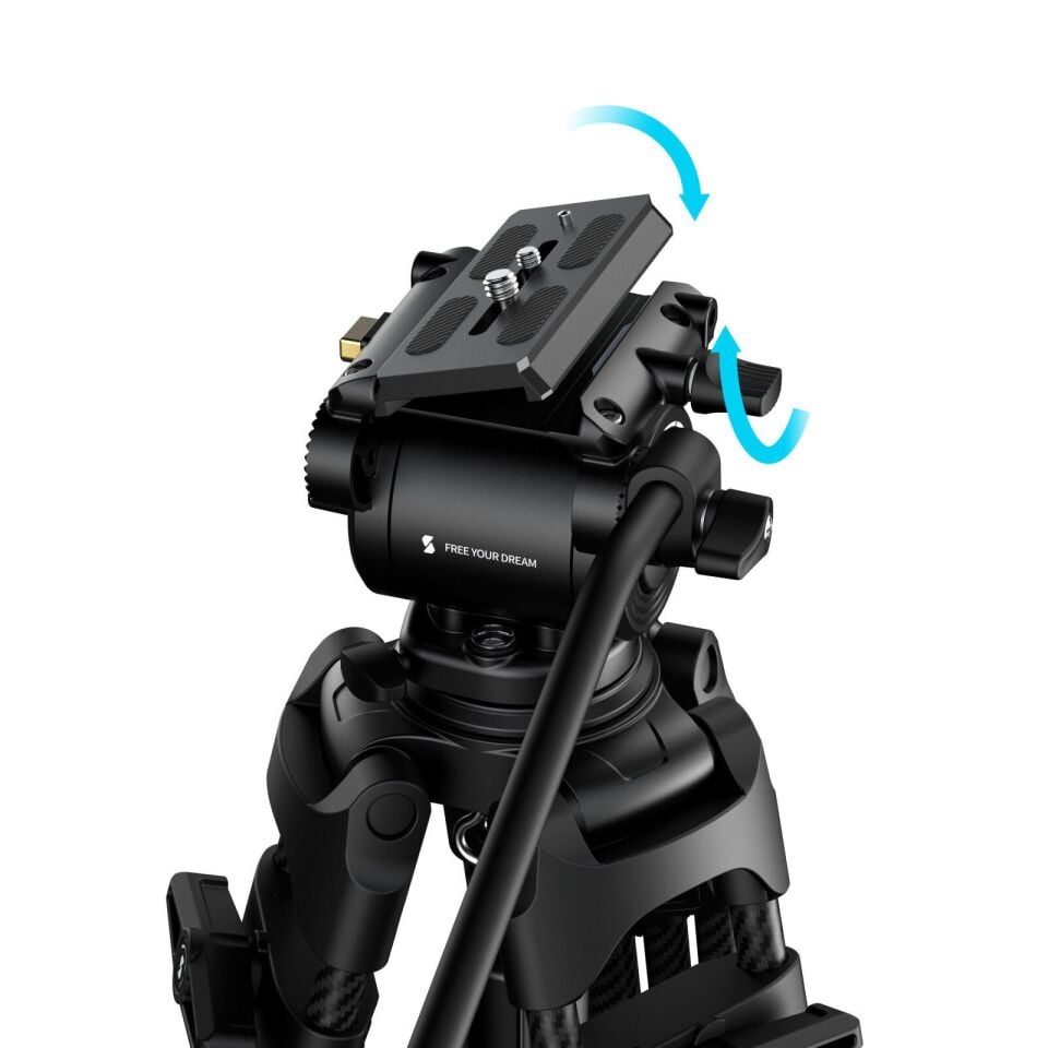 SmallRig 5443 FSD14 FreeSpeed ​​Ağır Hizmet Tipi Karbon Fiber Tripod