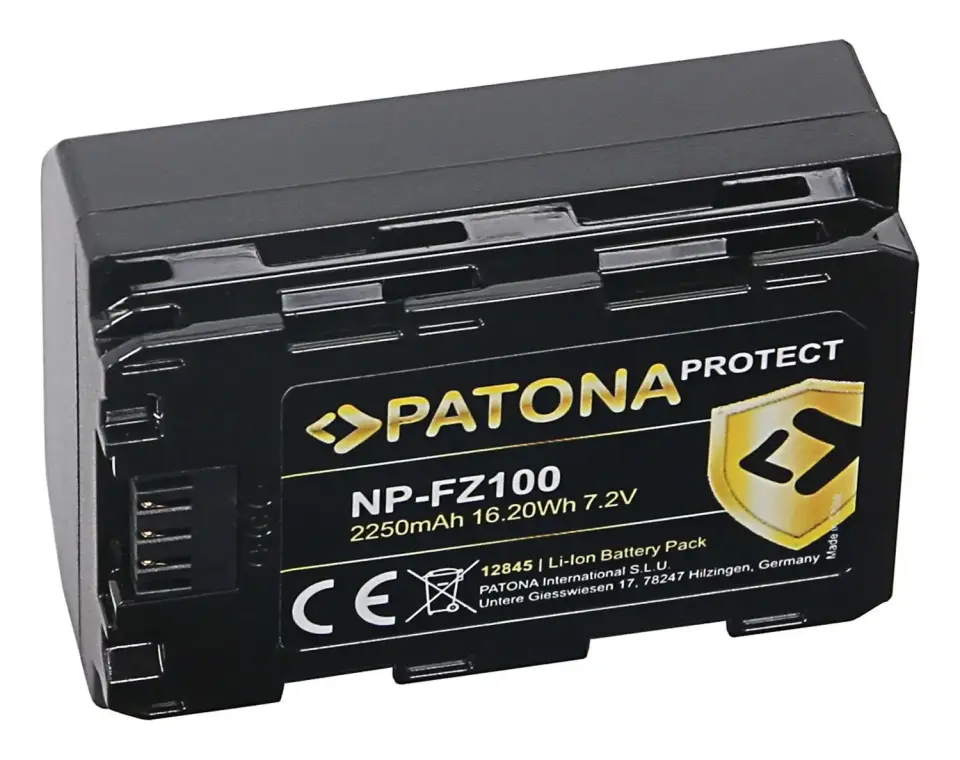 Patona  NP-FZ100 PROTECT Batarya Sony için