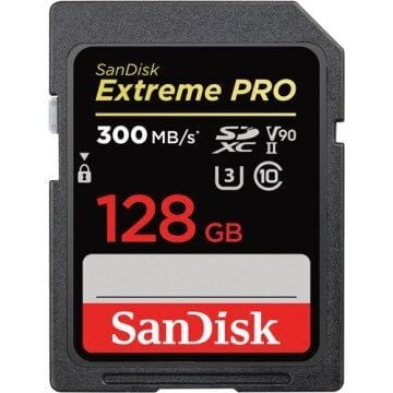 SanDisk 128GB Extreme PRO UHS-II SDXC V90