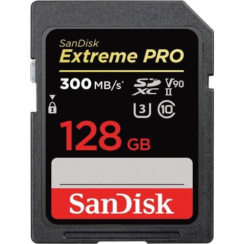 SanDisk 128GB Extreme PRO UHS-II SDXC V90