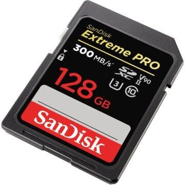 SanDisk 128GB Extreme PRO UHS-II SDXC V90