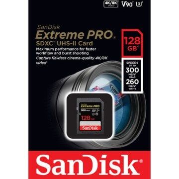 SanDisk 128GB Extreme PRO UHS-II SDXC V90