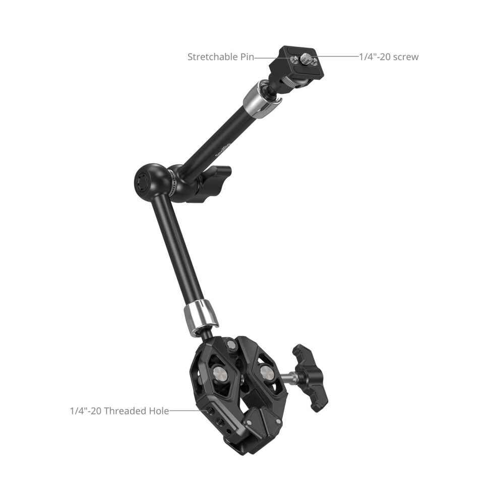 SmallRig 5312 Magic Arm Yengeç Şeklinde Kelepçeli