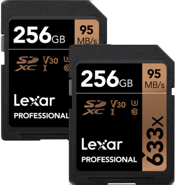 Lexar 128GB Professional 95MB/sn UHS-I SDXC Hafıza Kartı (2'li Paket)
