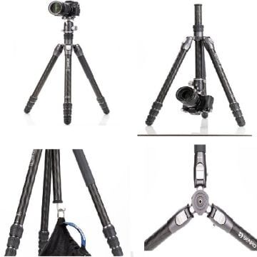 Benro Rhino (Gergedan) Serisi Karbon Tripod Kiti Seri 3 (FRHN34CVX30)