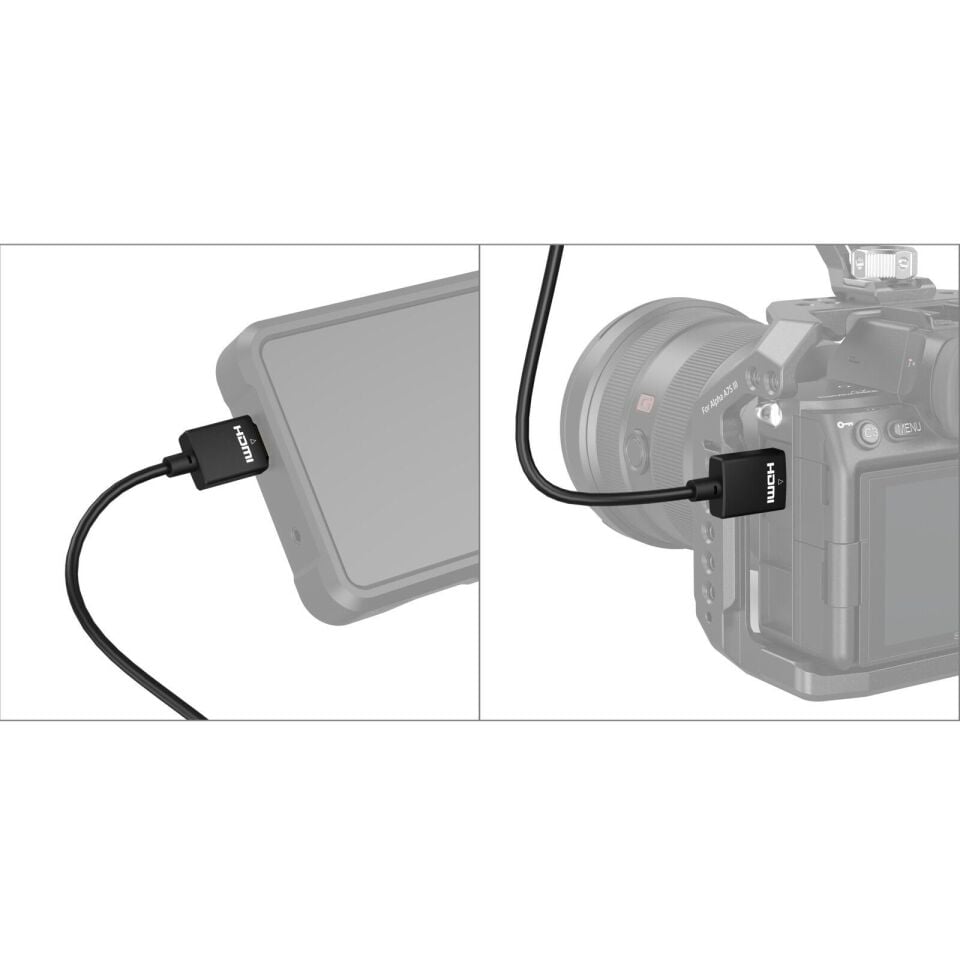 SmallRig 2956B Ultra-Slim 4K HDMI Kablo (A to A) (35cm)