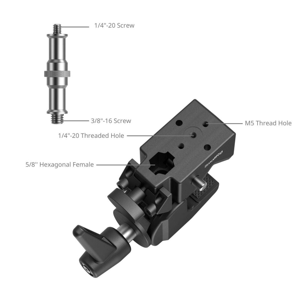 SmallRig 4861 Süper Kelepçe Destek Takımı