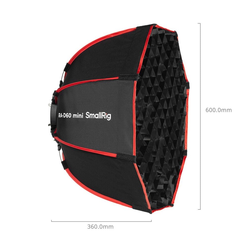 SmallRig 4682 RA-D60 RC60 RC100 İçin  Mini Parabolik Softbox