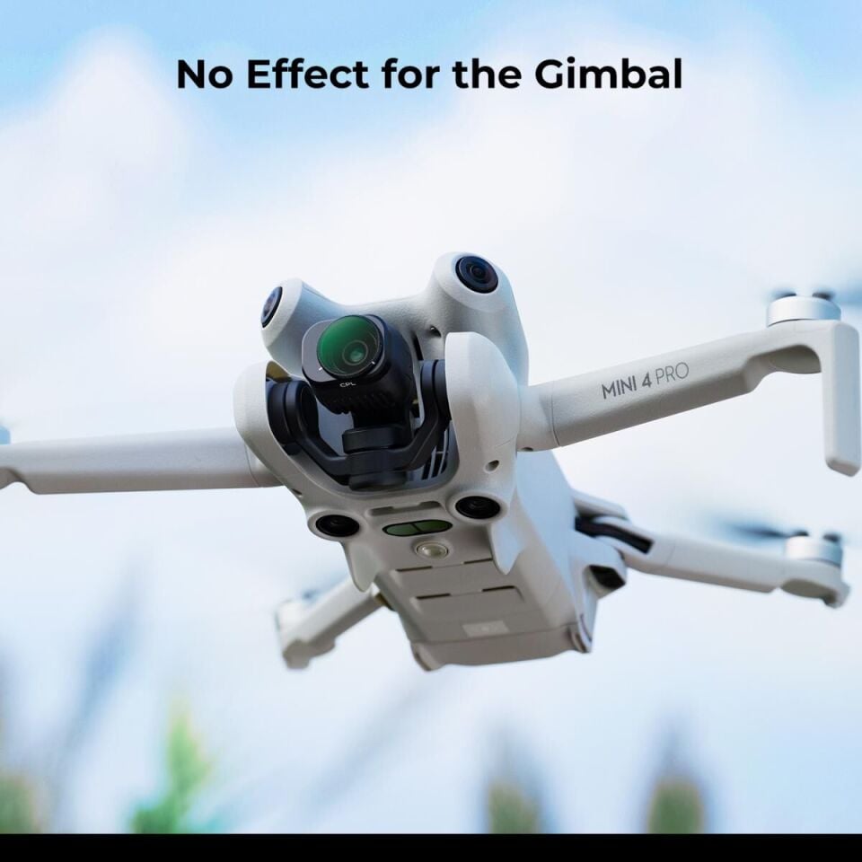 K&F DJI Mini 4 Pro ile Uyumlu CPL Filtre