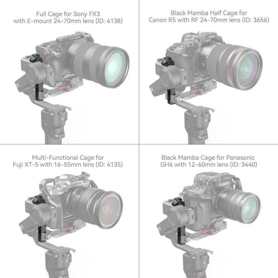 SmallRig 4196 DJI RS 3 Mini  için  Genişletilmiş Dikey Kol