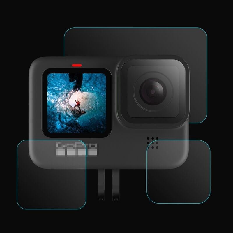 Oem Marka GoPro 9 / 10 / 11 İçin 3'lü LCD Lens Ekran Koruyucu
