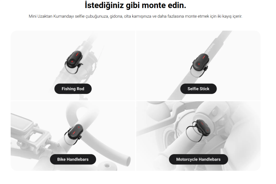 Insta360 Mini Remote (X5 / X4 / Ace Pro 2 / Go 3S)