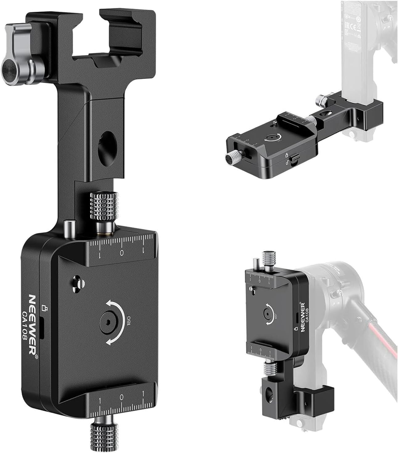 NEEWER CA108 DJI Ronin RS2 / RS3 / RS4 için Dikey  Hızlı Değiştirme Plakası