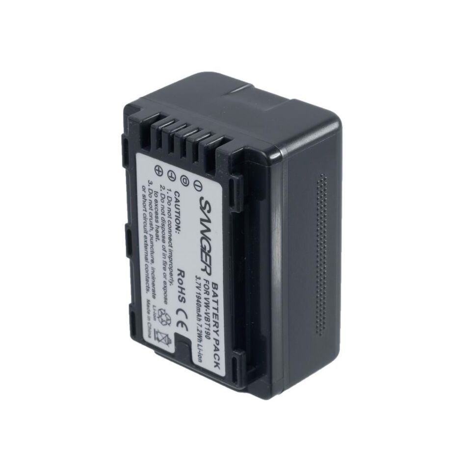 Sanger VW-VBT190 Panasonic Kamera Batarya(Yeni Nesil Çipli)