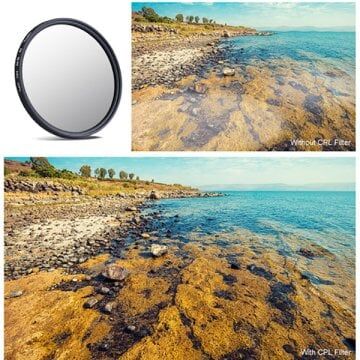 K&F Concept 62mm Polarize HD Slim Filtre