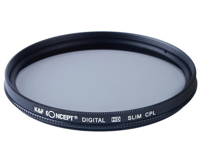 K&F Concept 62mm Polarize HD Slim Filtre