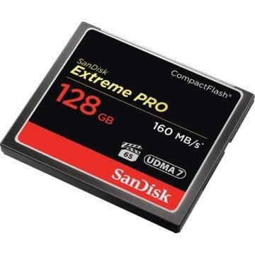 SanDisk 128GB Extreme Pro CompactFlash 160MB/sn Hafıza Kartı