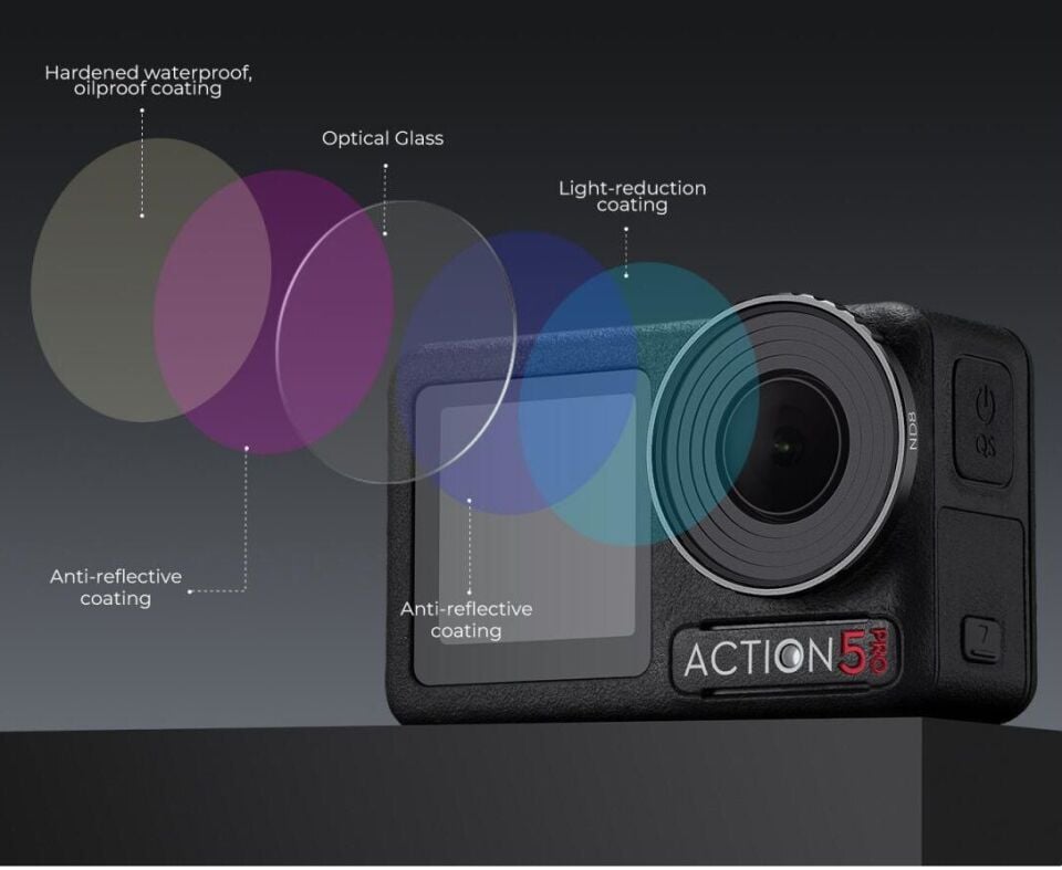 K&F Concept  NANO-X ND8 (3 stop)  DJI Osmo Action 4 / 5  Filtre