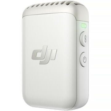 DJI Mic 2 Transmitter Dahili Mikrofonlu Kaydedici (Platinum White)