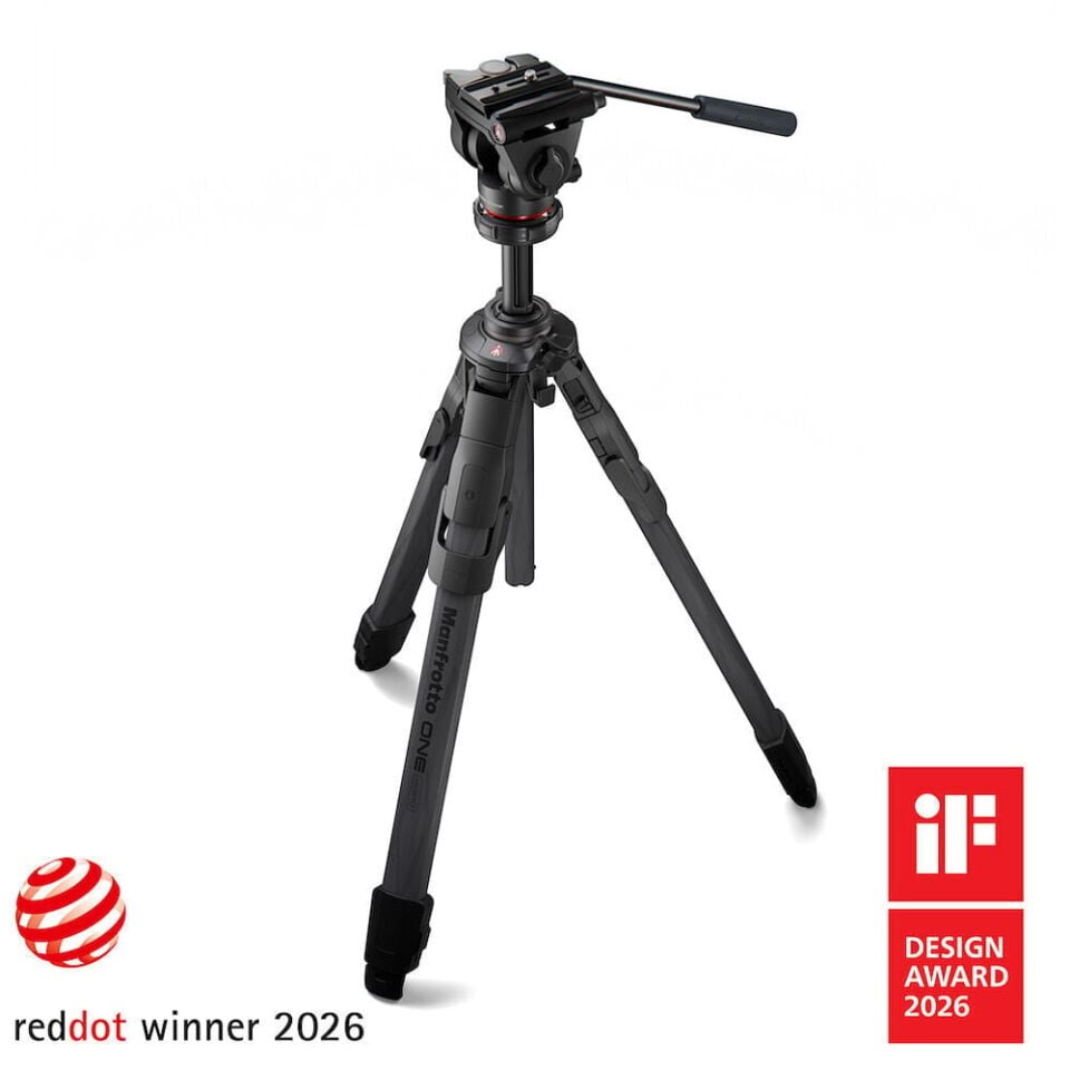 Manfrotto MKONEC-500X One Karbon Tripod ve 500X Akışkan (Fluid) Video Başlık