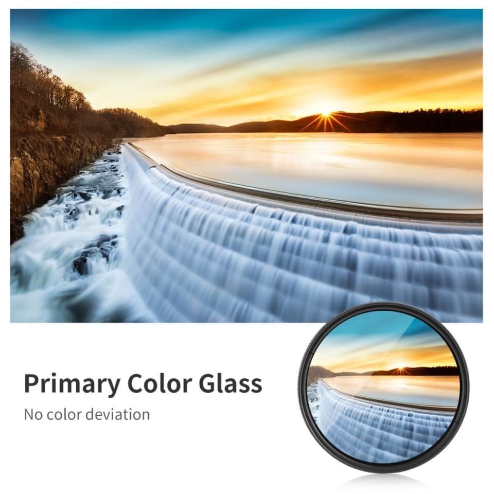 K&F Concept 52mm B-SERIES ND2-ND400 (1 ile 9 Stop) ND Filtre