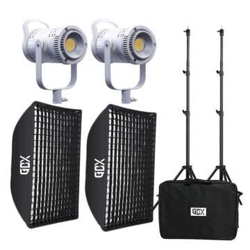 GDX HD-300III C BiColor İkili Işık Seti 300W Video Led Işığı