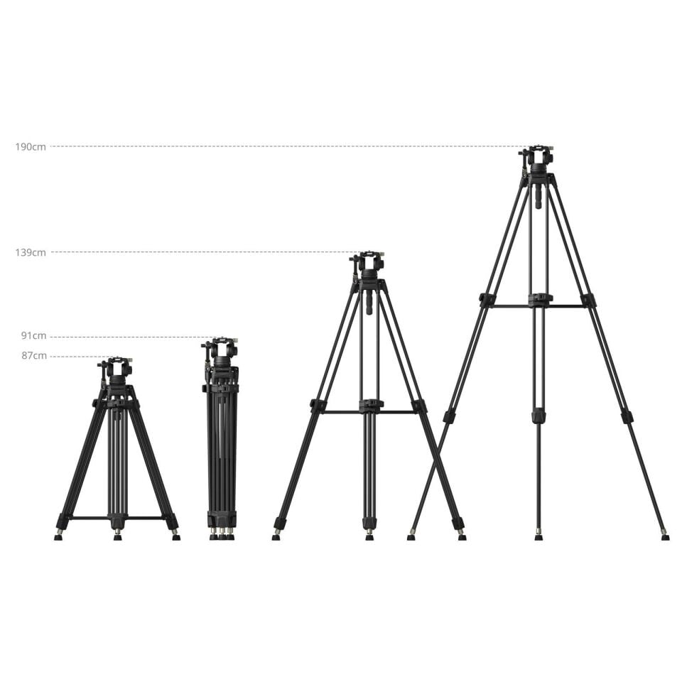 SmallRig AD-80S 5111 Profesyonel Video  Tipi Tripod Kiti