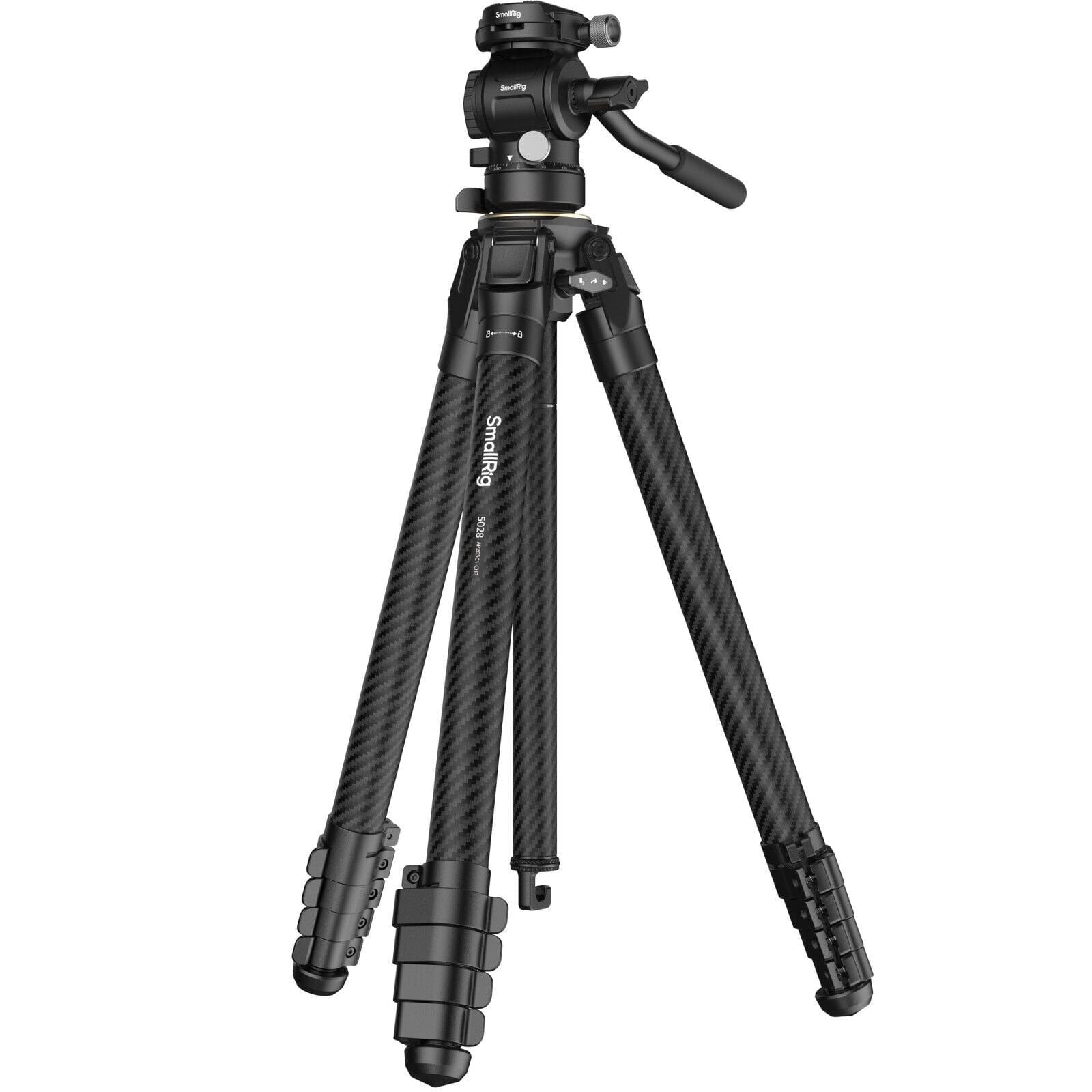 SmallRig 5028 Taşınabilir Karbon Fiber Seyahat Tripod Seti