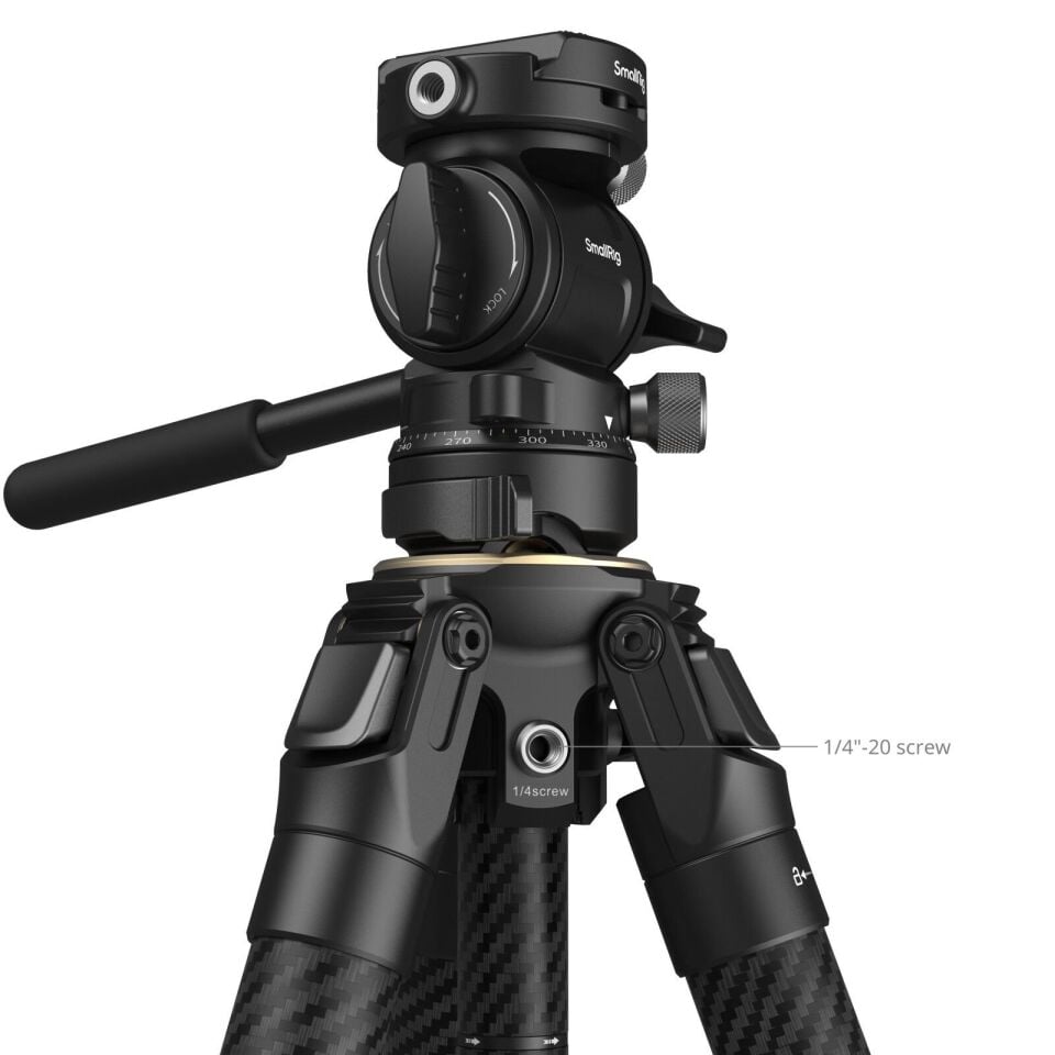 SmallRig 5028 Taşınabilir Karbon Fiber Seyahat Tripod Seti