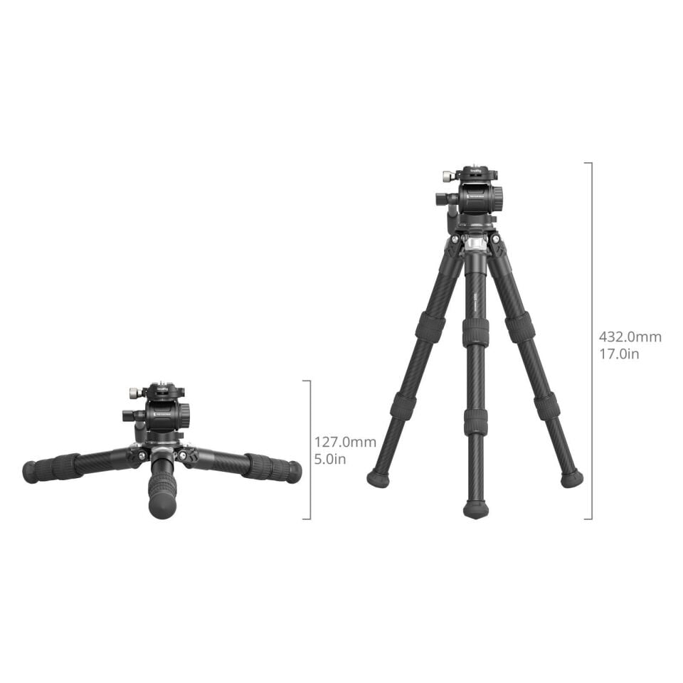 SmallRig 5025  Karbon Fiber Masaüstü Tripod Seti