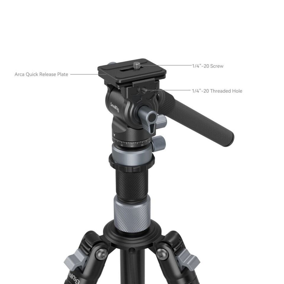 SmallRig 4221 Karbon Seyahat Video Tripod