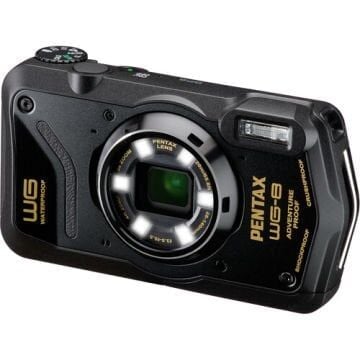 Ricoh PENTAX WG-8 Dijital Fotoğraf Makinesi (Siyah)