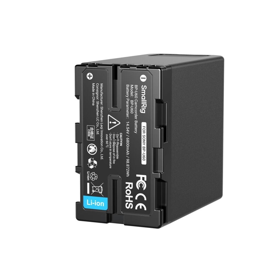 SmallRig 4670 BP-U60 Video Kamera Pili