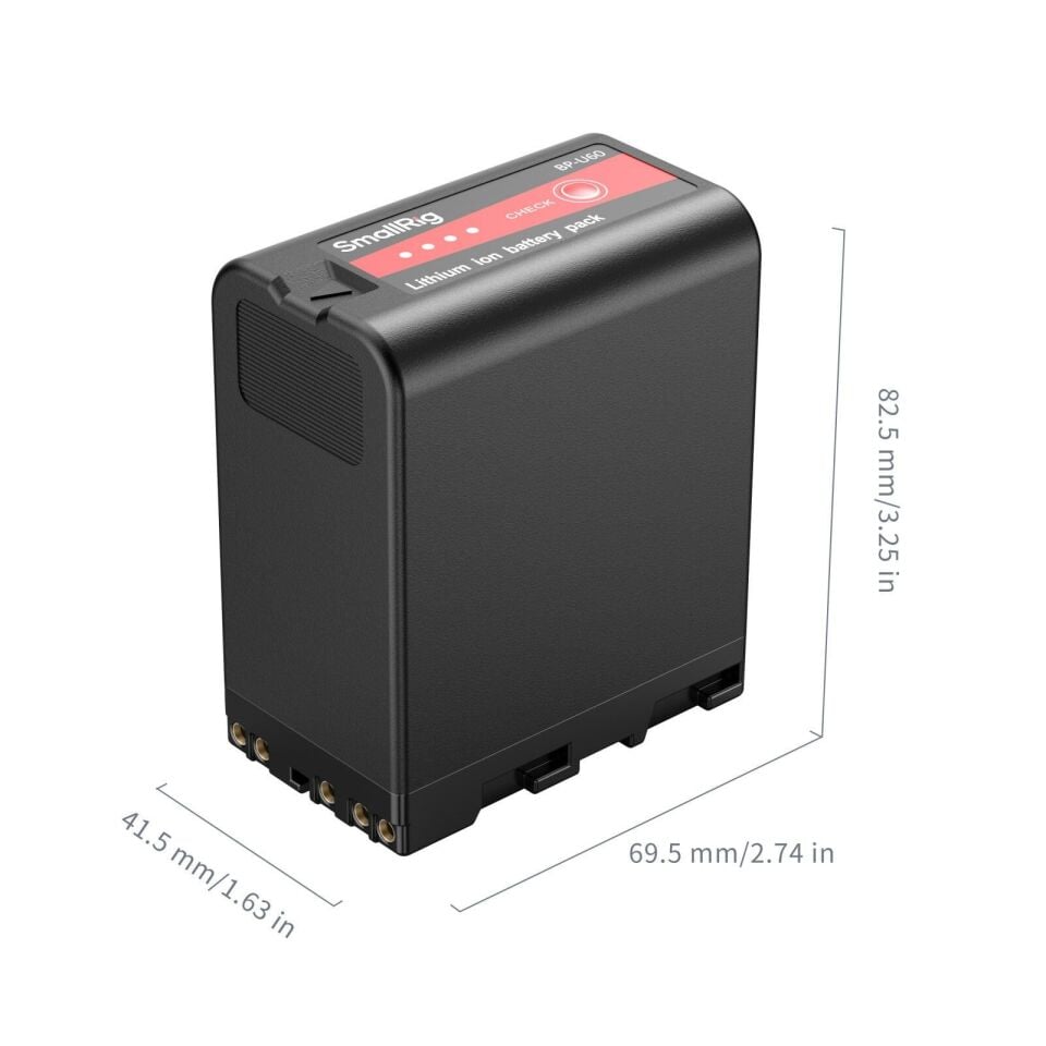 SmallRig 4670 BP-U60 Video Kamera Pili