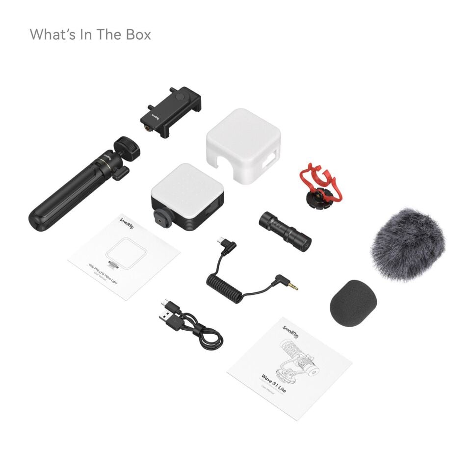 SmallRig 4369 VK-50 Akıllı Telefon Vlog Tripod Kiti