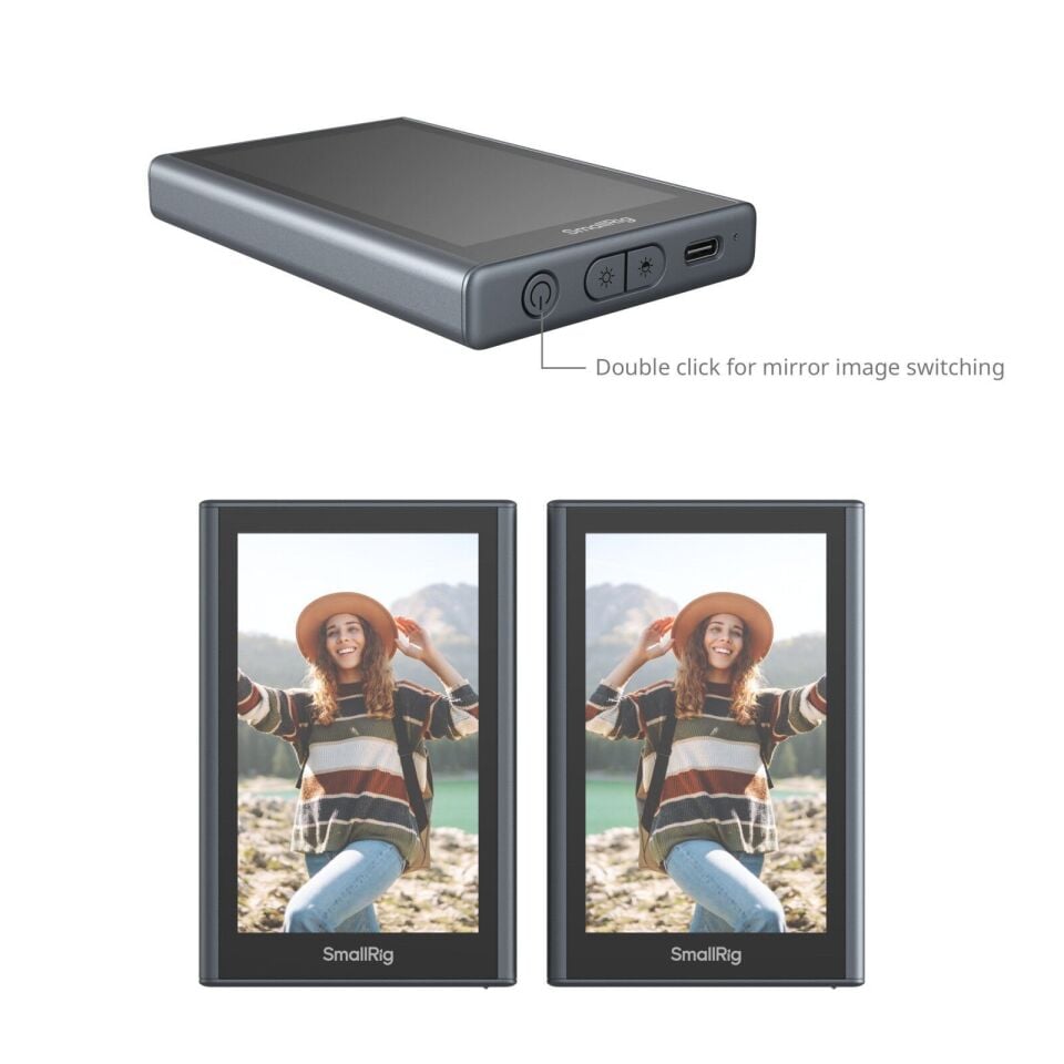 SmallRig 4851B Kablosuz Telefon Video Monitörü (Vlog Kiti)