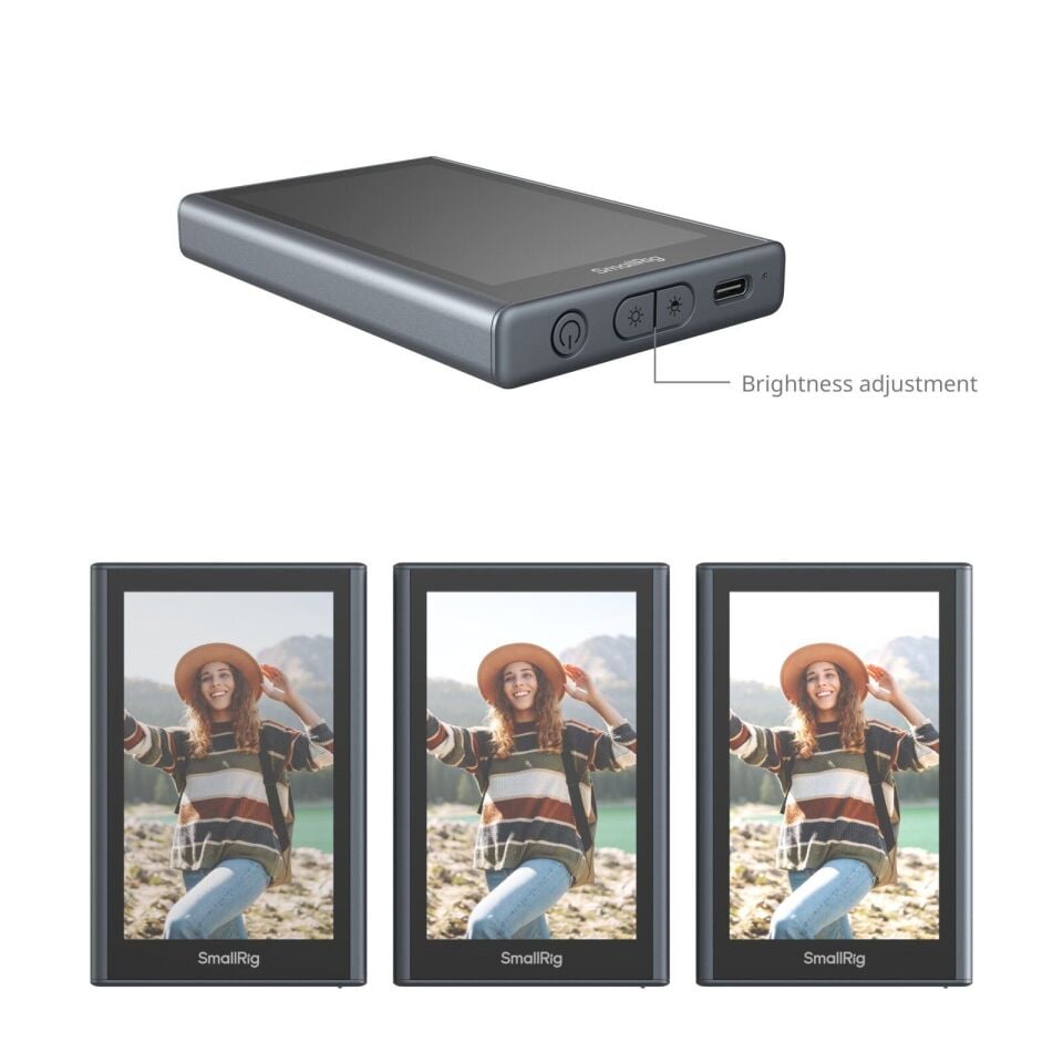 SmallRig 4851B Kablosuz Telefon Video Monitörü (Vlog Kiti)