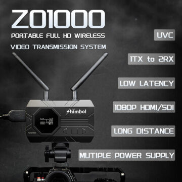 Shimbol ZO1000 SDI/HDMI Kablosuz Video Verici ve Alıcı Kiti