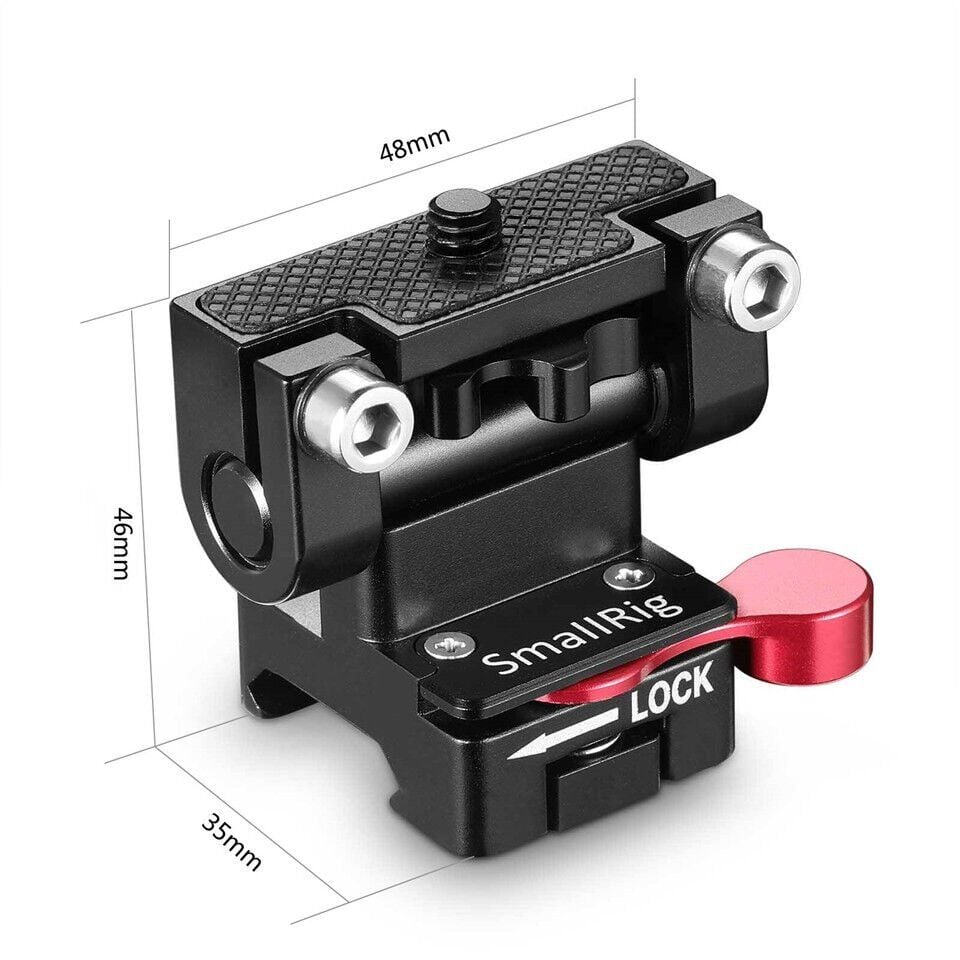 SmallRig 2100B Monitör Eğimli Montaj NATO Kelepçesi