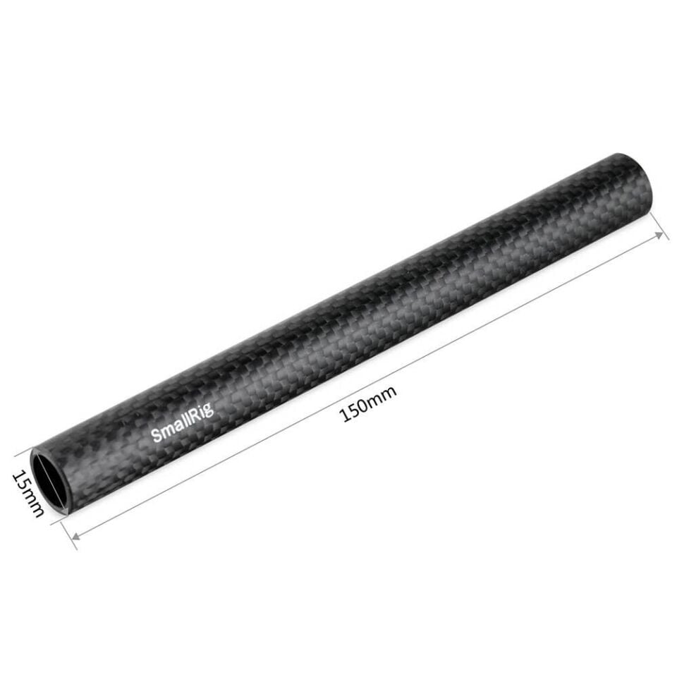 SmallRig 1872 15 mm 15cm Karbon Fiber Çubuk