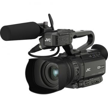 JVC GY-HM200E 4KCAM Compact Handheld Camcorder