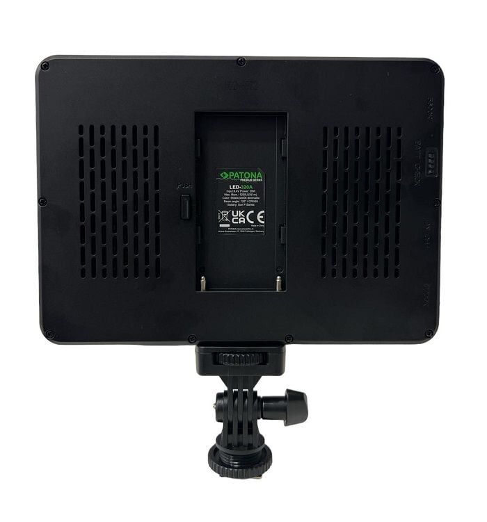 Patona LED-320A Bicolor Video Işığı (Patona F970 Pil İle)