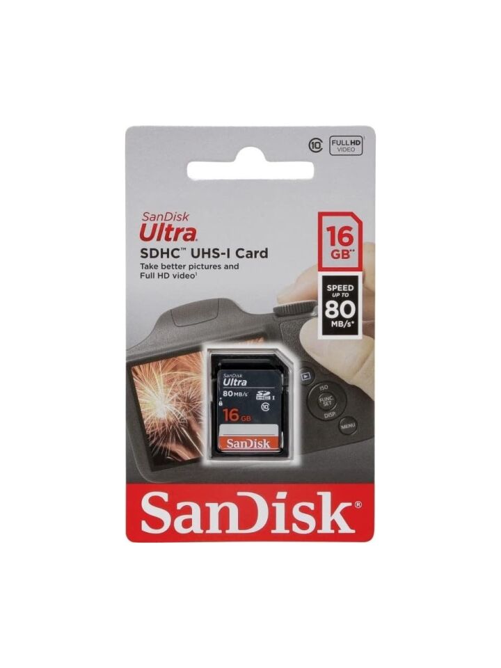 Sandisk Sdsquns 16GB 80MB/S Sd Kart